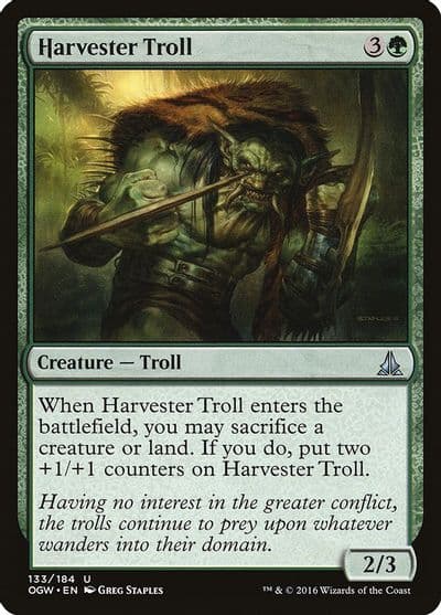 Harvester Troll Oath of the Gatewatch Magic card