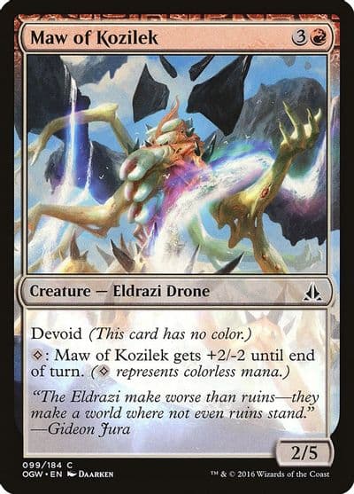 Maw of Kozilek Oath of the Gatewatch Magic card