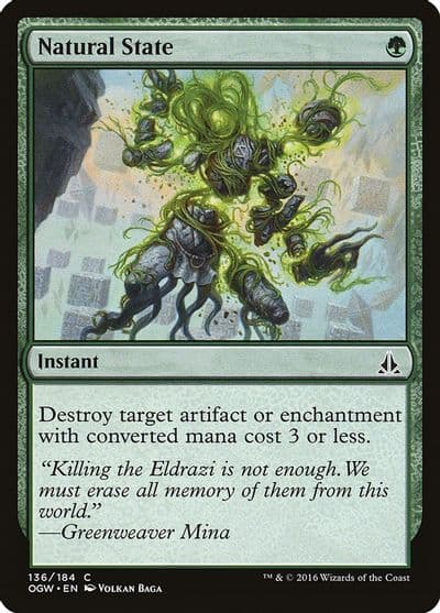 Natural State Oath of the Gatewatch Magic card