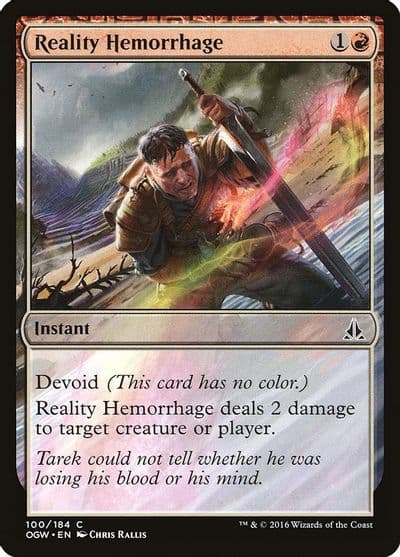 Reality Hemorrhage Oath of the Gatewatch Magic card