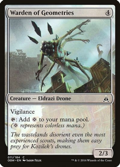 Warden of Geometries Oath of the Gatewatch Magic card
