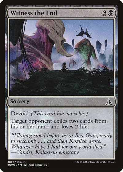 Witness the End Oath of the Gatewatch Magic card