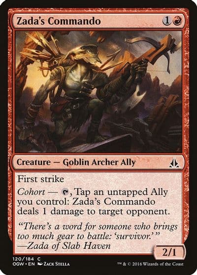 Zadas Commando Oath of the Gatewatch Magic card