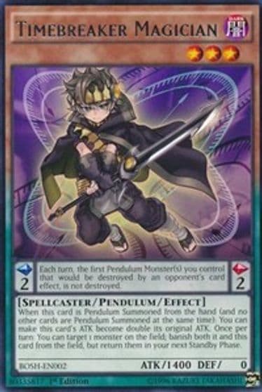 Timebreaker Magician Breakers of Shadow Yu-Gi-Oh! card
