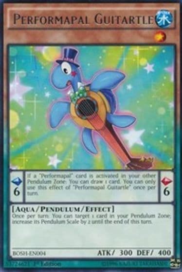 Performapal Guitartle Breakers of Shadow Yu-Gi-Oh! card