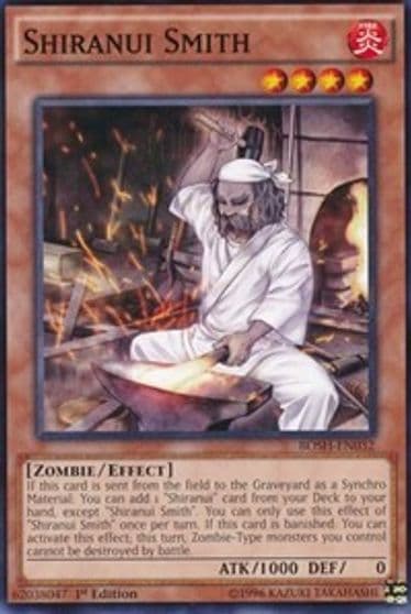 Shiranui Smith Breakers of Shadow Yu-Gi-Oh! card