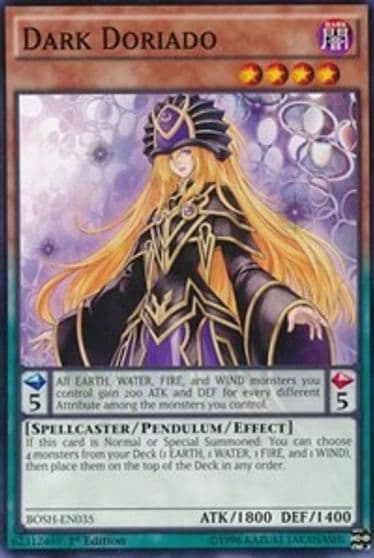 Dark Doriado Breakers of Shadow Yu-Gi-Oh! card