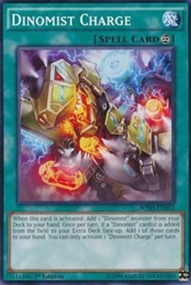 Dinomist Charge Breakers of Shadow Yu-Gi-Oh! card