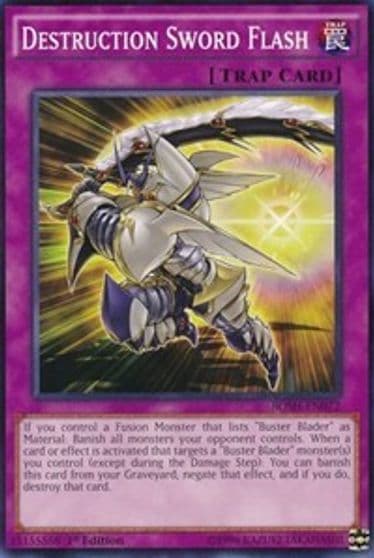 Destruction Sword Flash Breakers of Shadow Yu-Gi-Oh! card