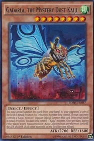 Gadarla the Mystery Dust Kaiju Breakers of Shadow Yu-Gi-Oh! card