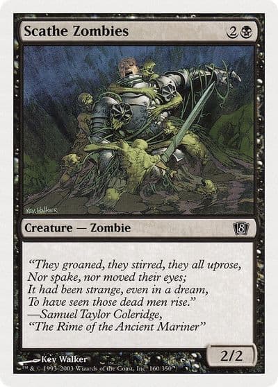 Scathe Zombies 8th Edition Magic card