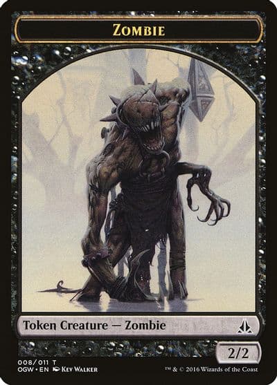 Zombie Token Oath of the Gatewatch Magic card