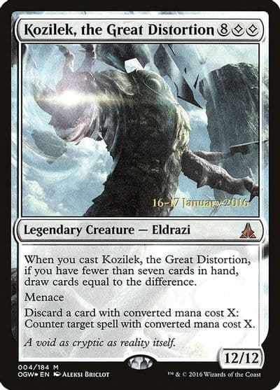 Kozilek the Great Distortion Prerelease Cards Magic card