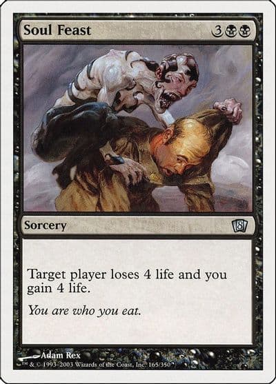 Soul Feast 8th Edition Magic card