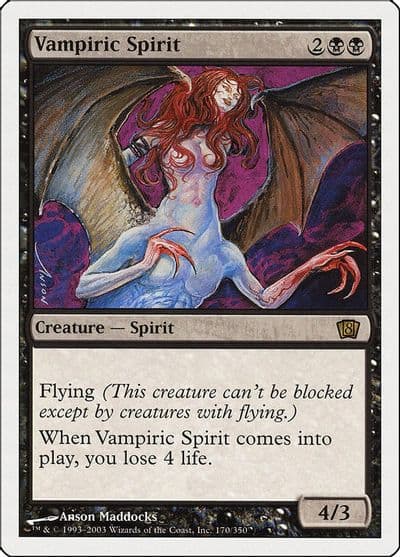Vampiric Spirit 8th Edition Magic card