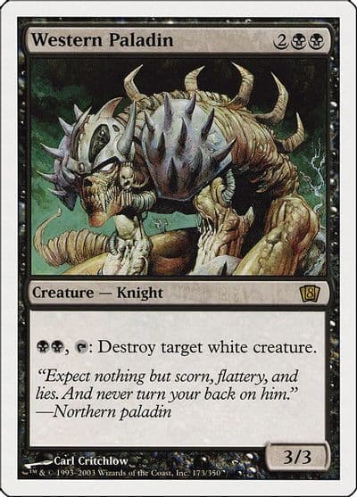 Western Paladin 8th Edition Magic card