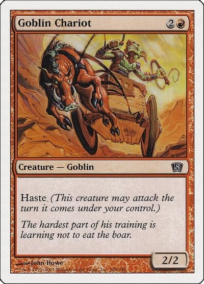 Goblin Chariot 8th Edition Magic card