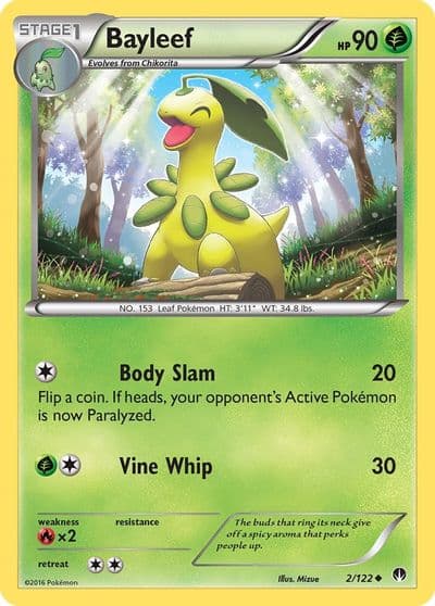 Bayleef XY - BREAKpoint Pokemon card