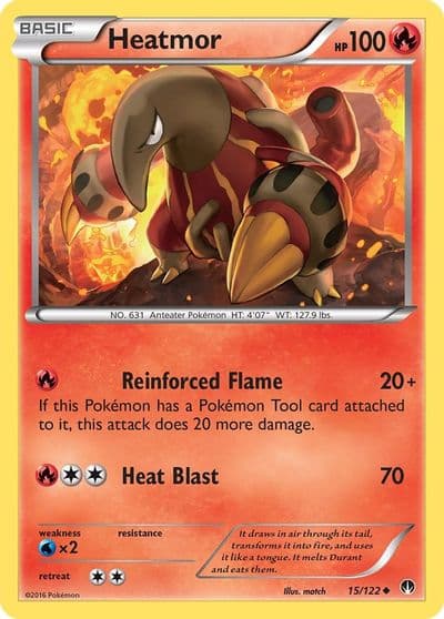 Heatmor XY - BREAKpoint Pokemon card