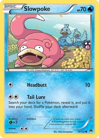 Slowpoke XY - BREAKpoint Pokemon card