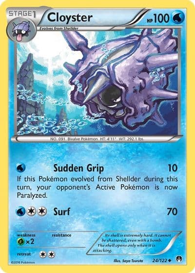 Cloyster XY - BREAKpoint Pokemon card