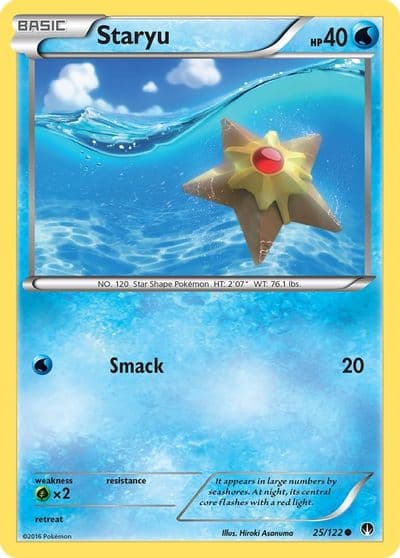 Staryu XY - BREAKpoint Pokemon card