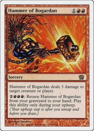 Hammer of Bogardan 8th Edition Magic card