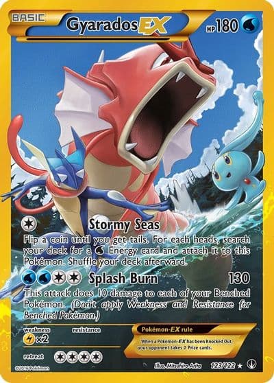 Gyarados EX (Secret) XY - BREAKpoint Pokemon card