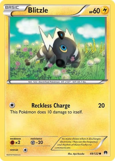 Blitzle XY - BREAKpoint Pokemon card