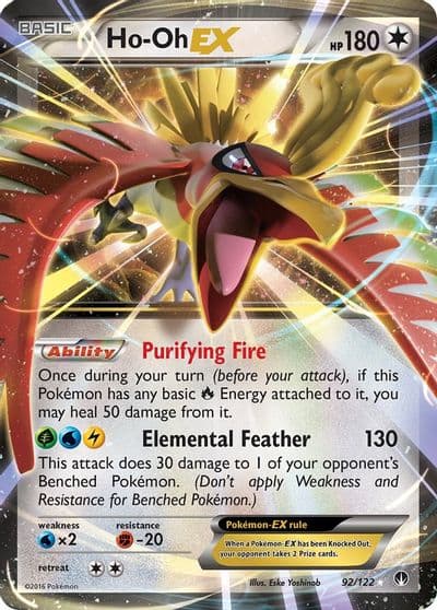 Ho-Oh EX XY - BREAKpoint Pokemon card