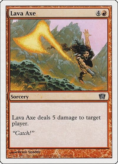 Lava Axe 8th Edition Magic card