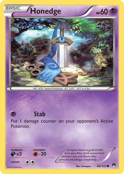 Honedge XY - BREAKpoint Pokemon card