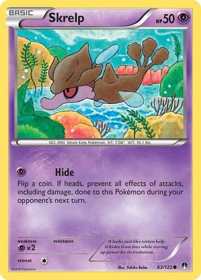 Skrelp XY - BREAKpoint Pokemon card