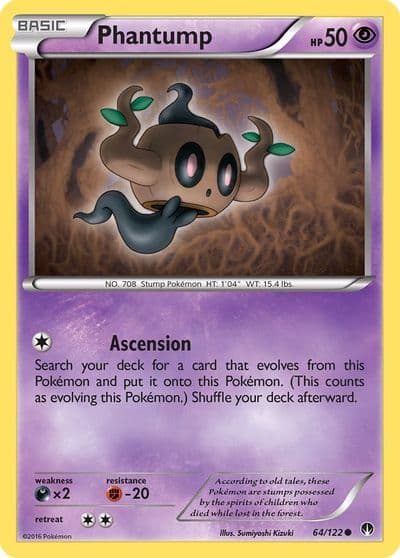 Phantump XY - BREAKpoint Pokemon card