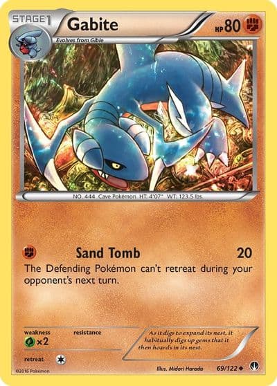 Gabite XY - BREAKpoint Pokemon card