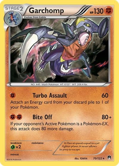 Garchomp XY - BREAKpoint Pokemon card
