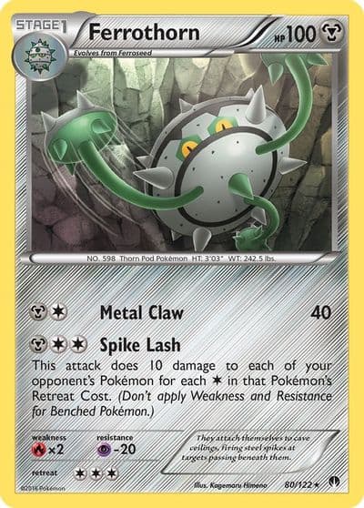 Ferrothorn XY - BREAKpoint Pokemon card
