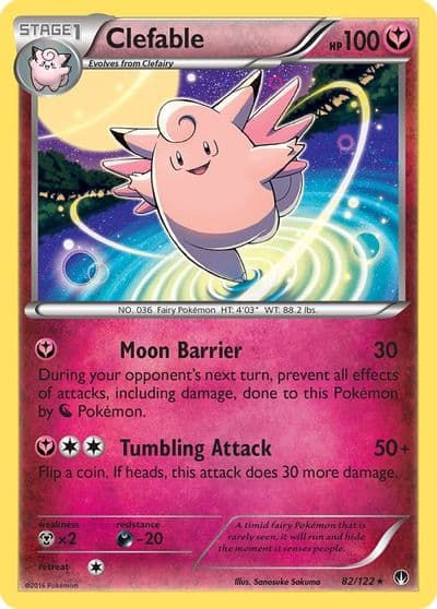 Clefable XY - BREAKpoint Pokemon card