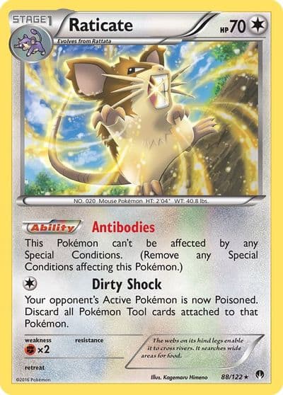 Raticate XY - BREAKpoint Pokemon card