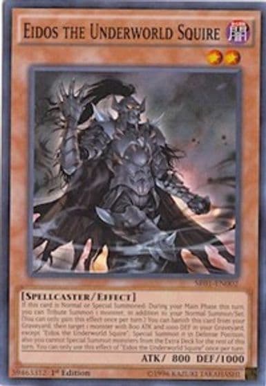Eidos the Underworld Squire Structure Deck: Emperor of Darkness Yu-Gi-Oh! card