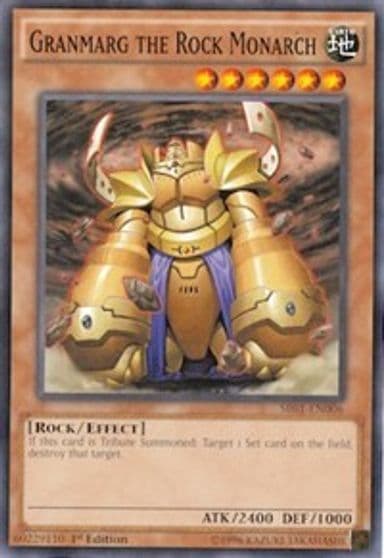 Granmarg the Rock Monarch Structure Deck: Emperor of Darkness Yu-Gi-Oh! card