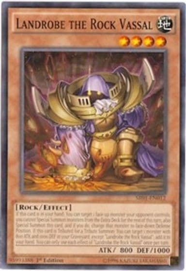 Landrobe the Rock Vassal Structure Deck: Emperor of Darkness Yu-Gi-Oh! card