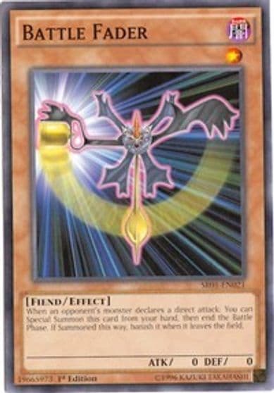 Battle Fader Structure Deck: Emperor of Darkness Yu-Gi-Oh! card