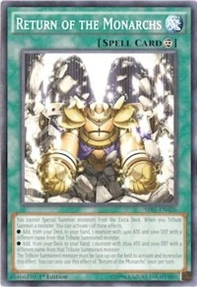 Return of the Monarchs Structure Deck: Emperor of Darkness Yu-Gi-Oh! card