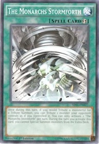 The Monarchs Stormforth Structure Deck: Emperor of Darkness Yu-Gi-Oh! card