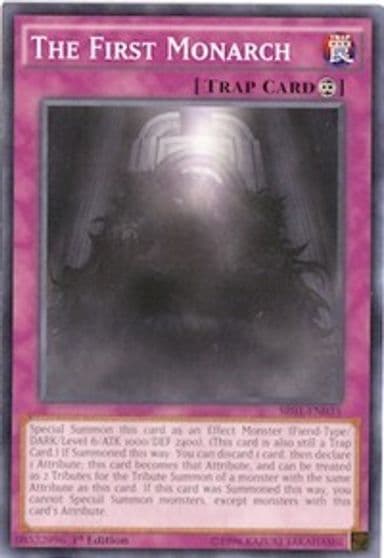 The First Monarch Structure Deck: Emperor of Darkness Yu-Gi-Oh! card