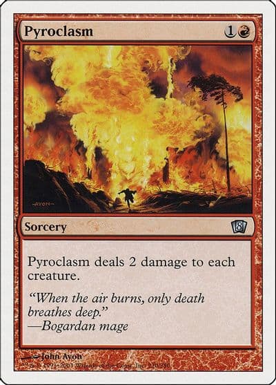 Pyroclasm 8th Edition Magic card
