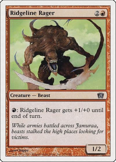 Ridgeline Rager 8th Edition Magic card