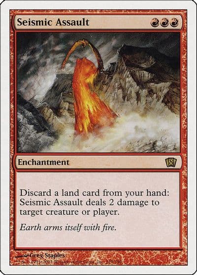 Seismic Assault 8th Edition Magic card