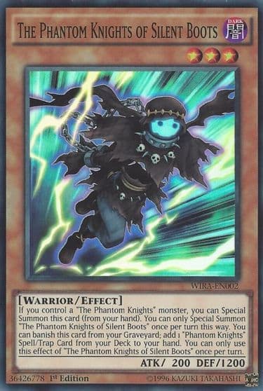 The Phantom Knights of Silent Boots Wing Raiders Yu-Gi-Oh! card